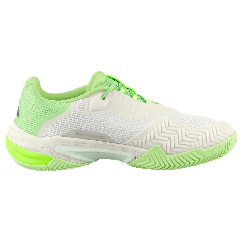 adidas Men's Barricade 13 - Cloud White/Semi Green Spark