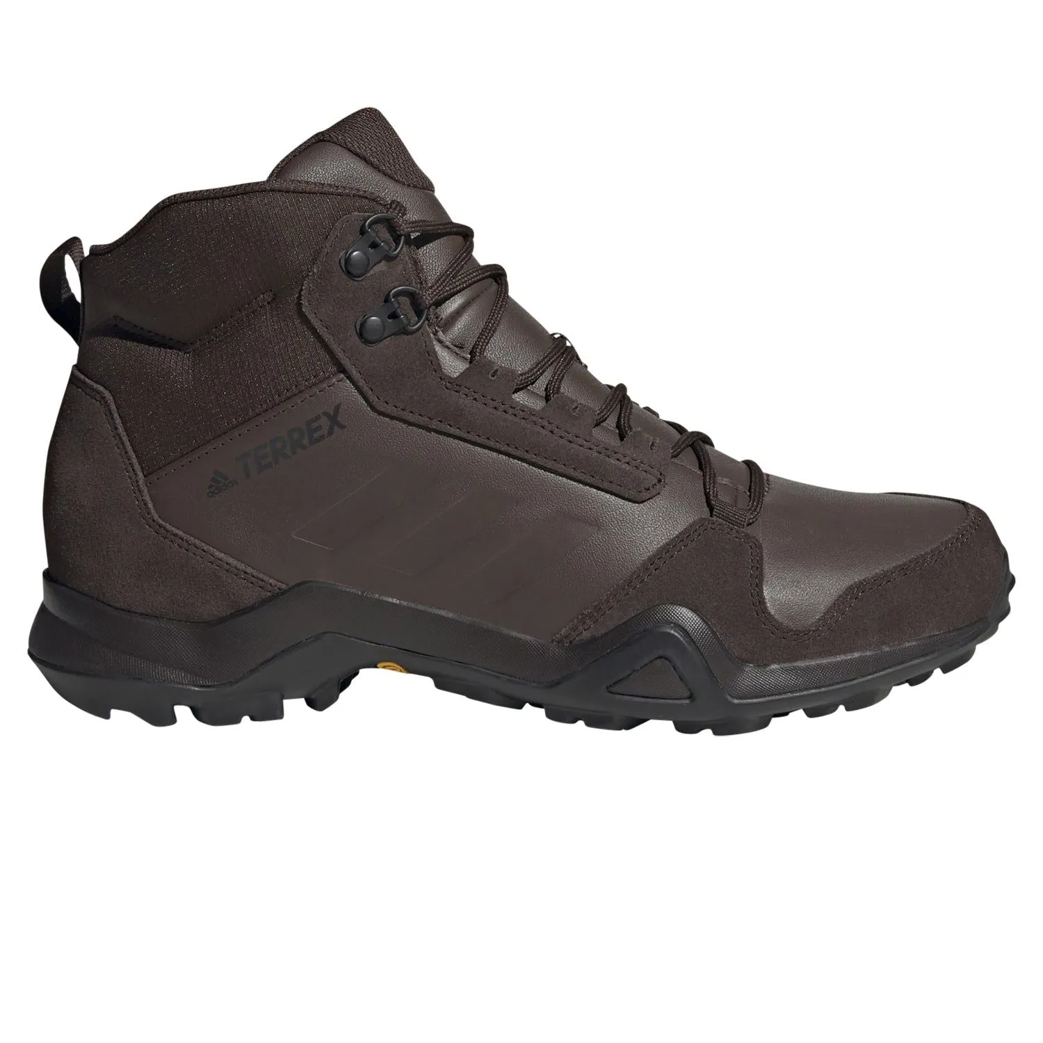 adidas Terrex AX3 Mid Leather Hiking Shoes - Brown