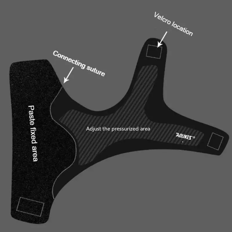 Adjustable Ankle Support Wrap, Foot Protective Sports Ankle Brace, Compression Foot Wrap For Running, Surfing & Exercise