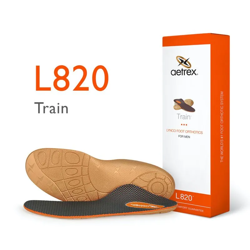 Aetrex Men's Train Insole- Posted (L820)