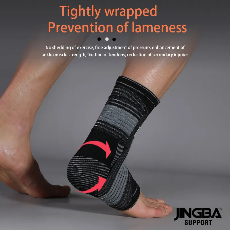 Ankle Sleeve with Heel Support - Relieves Sprains and Heel Pain, with Foot Brace