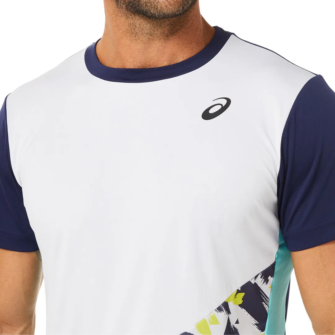 Asics Court Graphic SS Top 2022 - Brilliant White