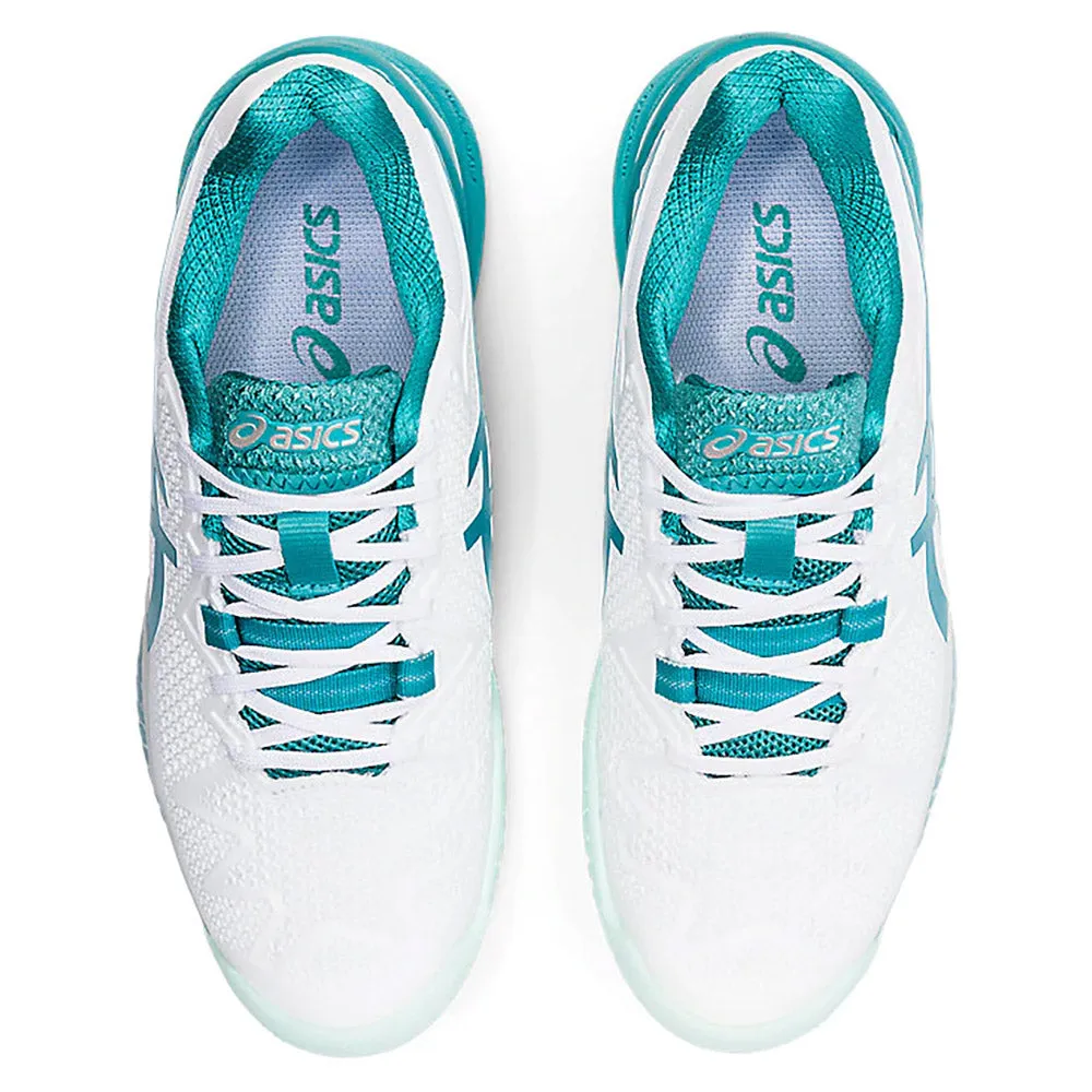 Asics Gel Resolution 8 Lagoon Womens Tennis Shoes