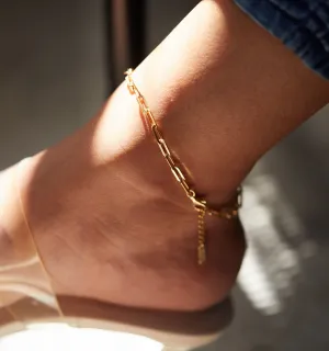 Bold Link Anklet