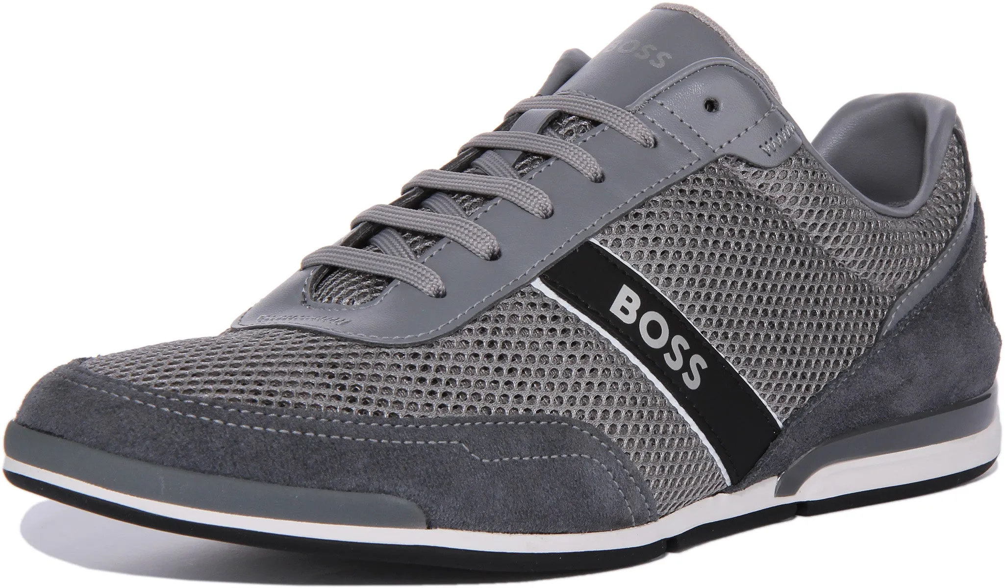 Boss Saturn Lowp In Grey For Men