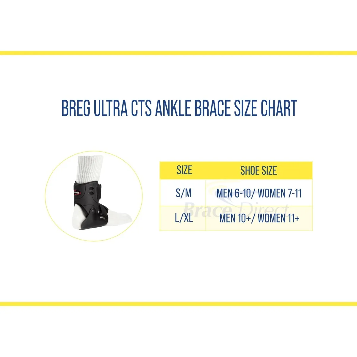 Breg Ultra CTS Ankle Recovery Support Brace