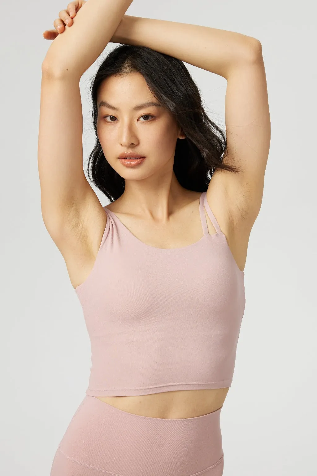 Built-in Padded Asymmetrical Strappy Bra