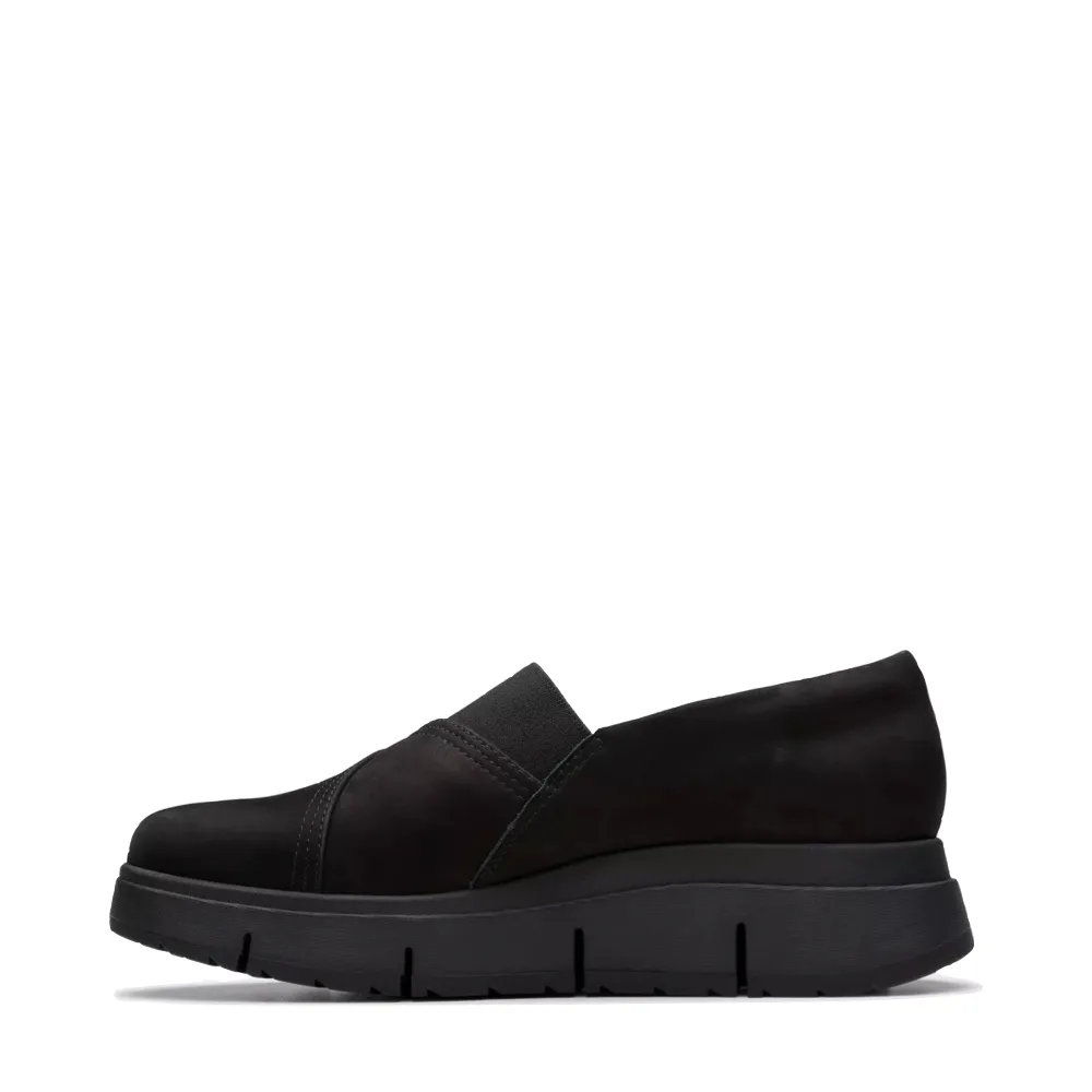 Clarks Women's Loriini West Slip On in Black