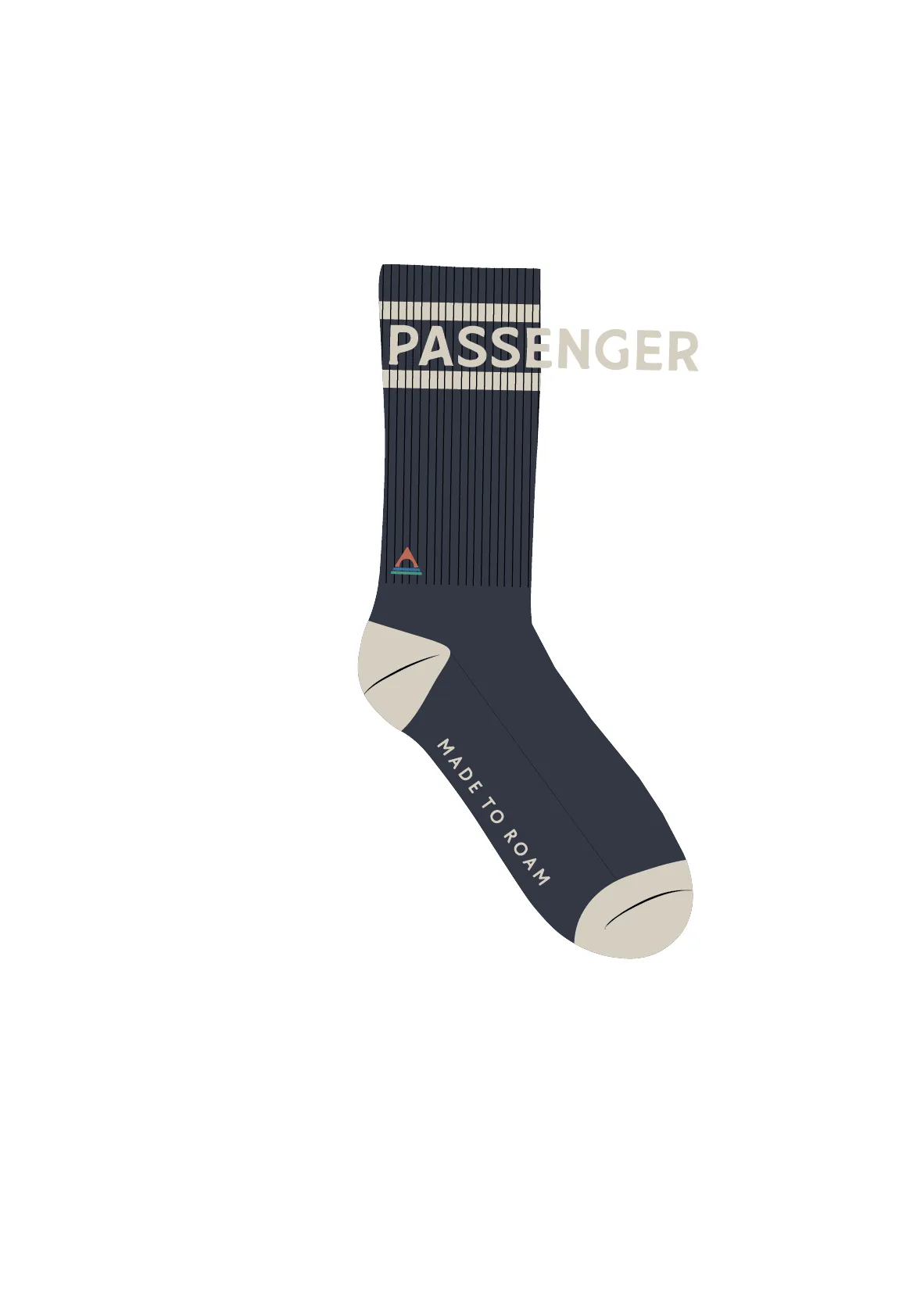 Classic Passenger Crew Socks - Black