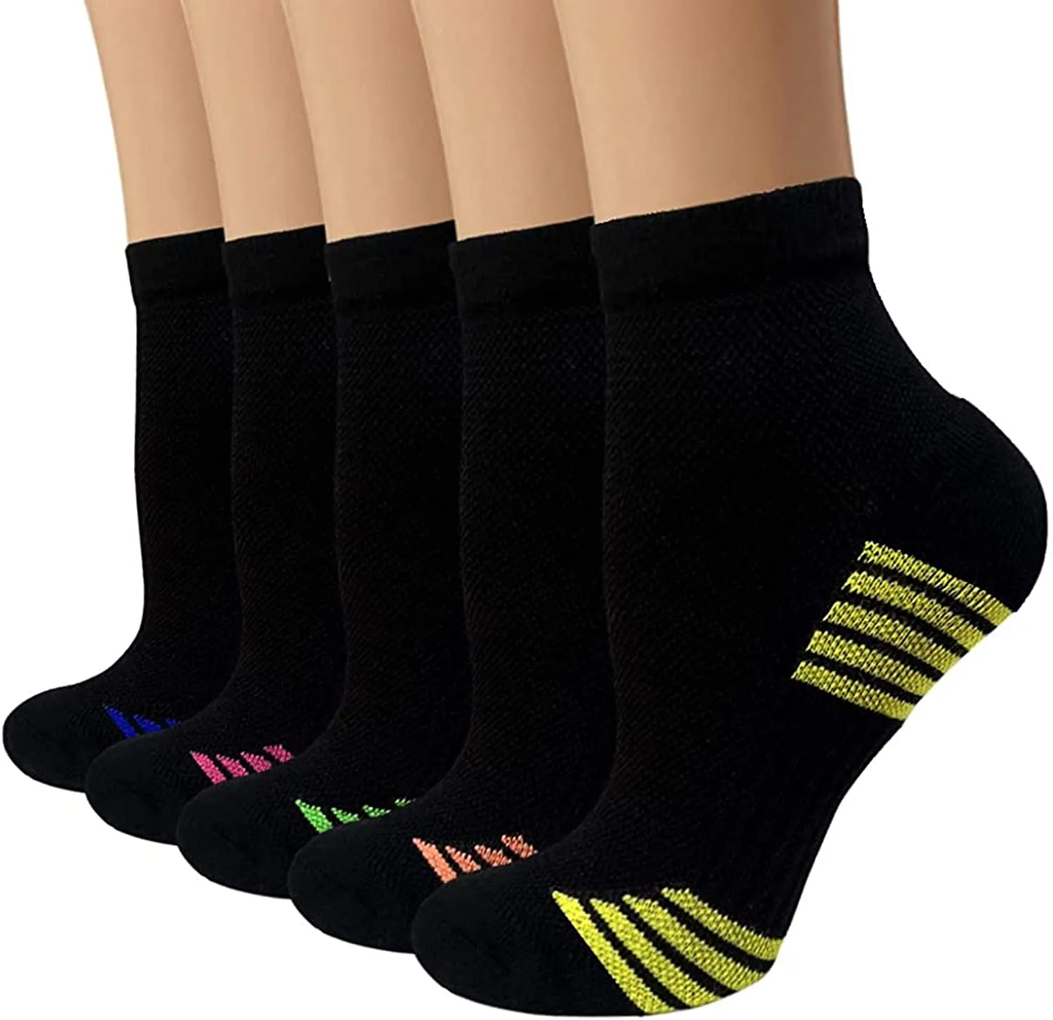 Copper Compression Socks for Men & Women Circulation- Plantar Fasciitis Socks Support for Athletic Running Cycling