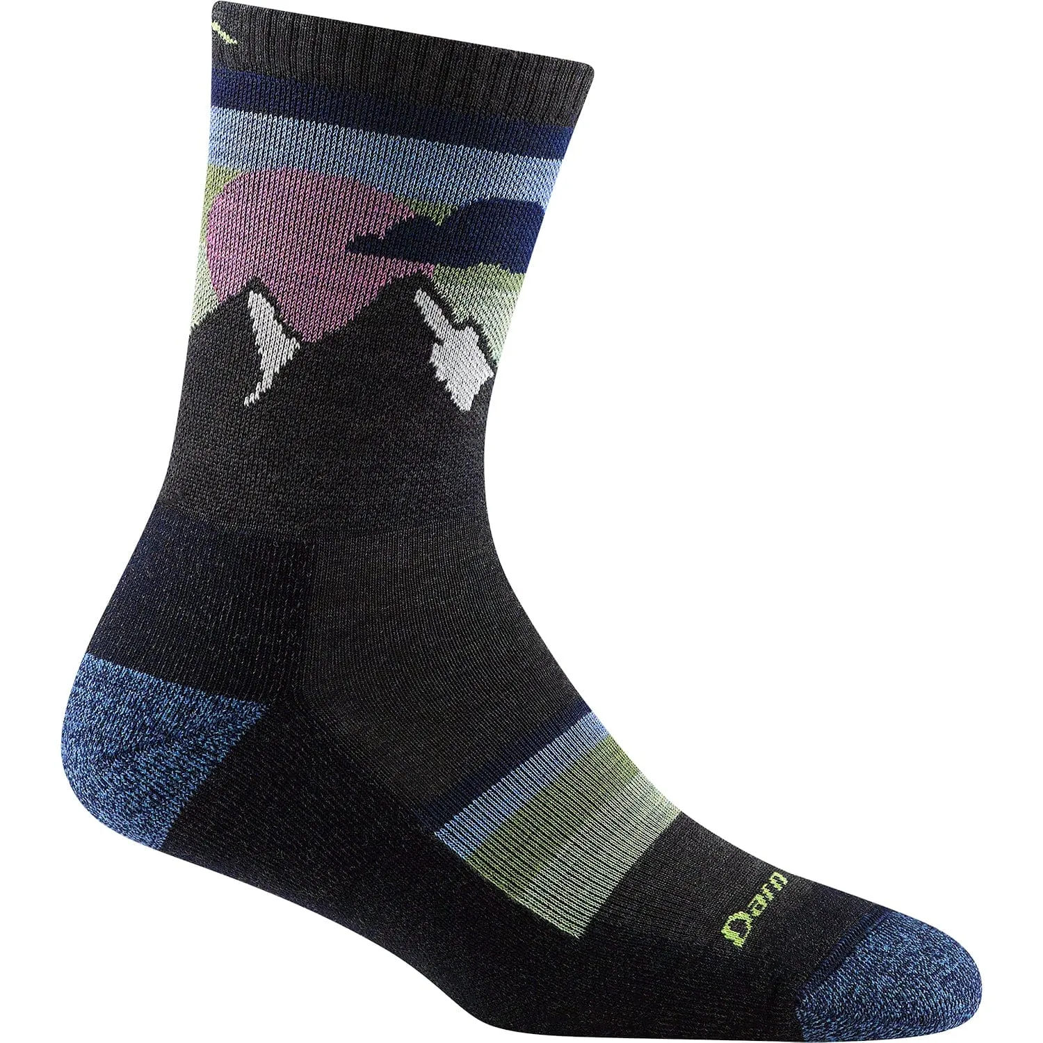 Darn Tough Sunset Ledge Micro Crew Lightweight with Cushion Women's Hike Trek Socks