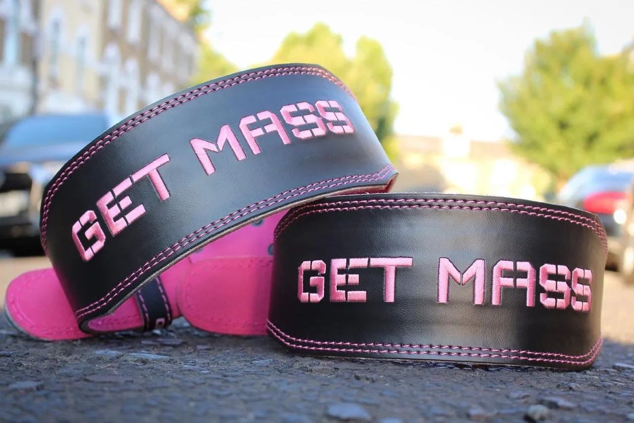 GET MASS Weightlifting Belt - Candy Black