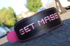 GET MASS Weightlifting Belt - Candy Black