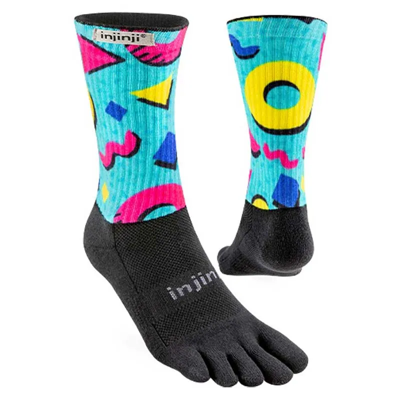 Injinji Spectrum Trail 2.0 Midweight Crew Socks - Deco