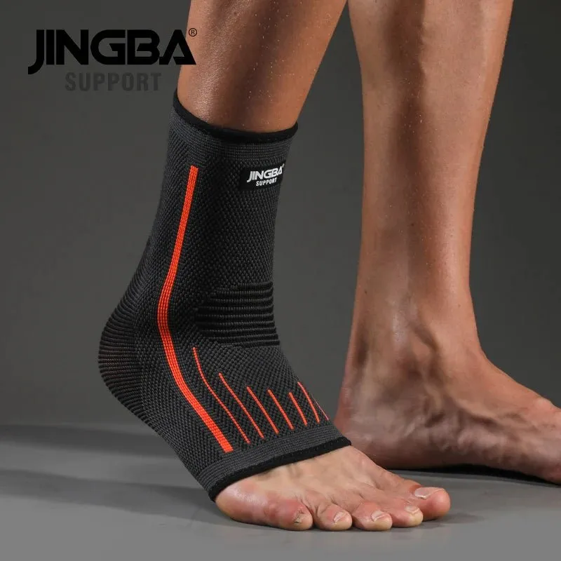 JINGBA Fast Delivery High Elastic Ankle Support Brace Basketball support Compression ankle guard socks ankle sleeve