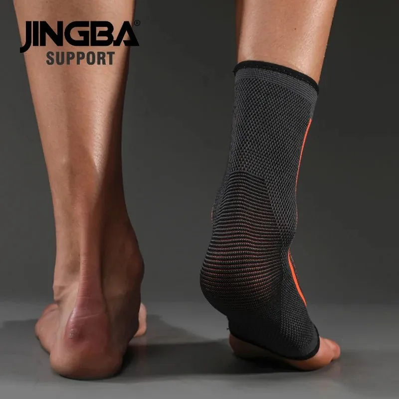 JINGBA Fast Delivery High Elastic Ankle Support Brace Basketball support Compression ankle guard socks ankle sleeve