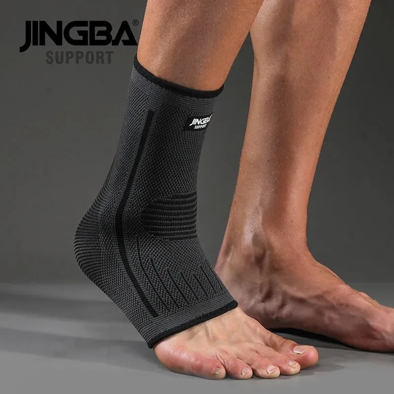 JINGBA Fast Delivery High Elastic Ankle Support Brace Basketball support Compression ankle guard socks ankle sleeve