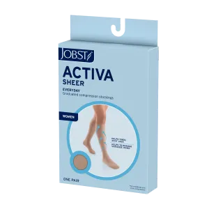 JOBST ACTIVA Sheer 20-30 mmHg Compression Socks Knee High