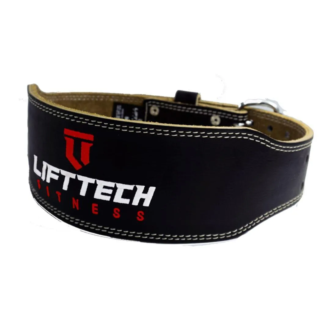 Lift Tech Fitness 4" Men's Padded Leather Belt