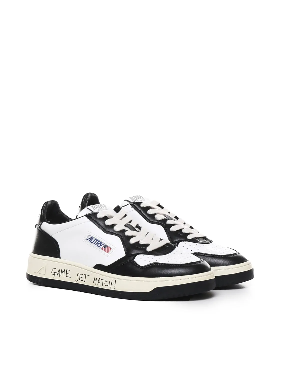 Medalist Low Black and White Sneakers