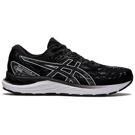 Men's Asics Gel-Cumulus 23, Black/White, 10 2E Wide