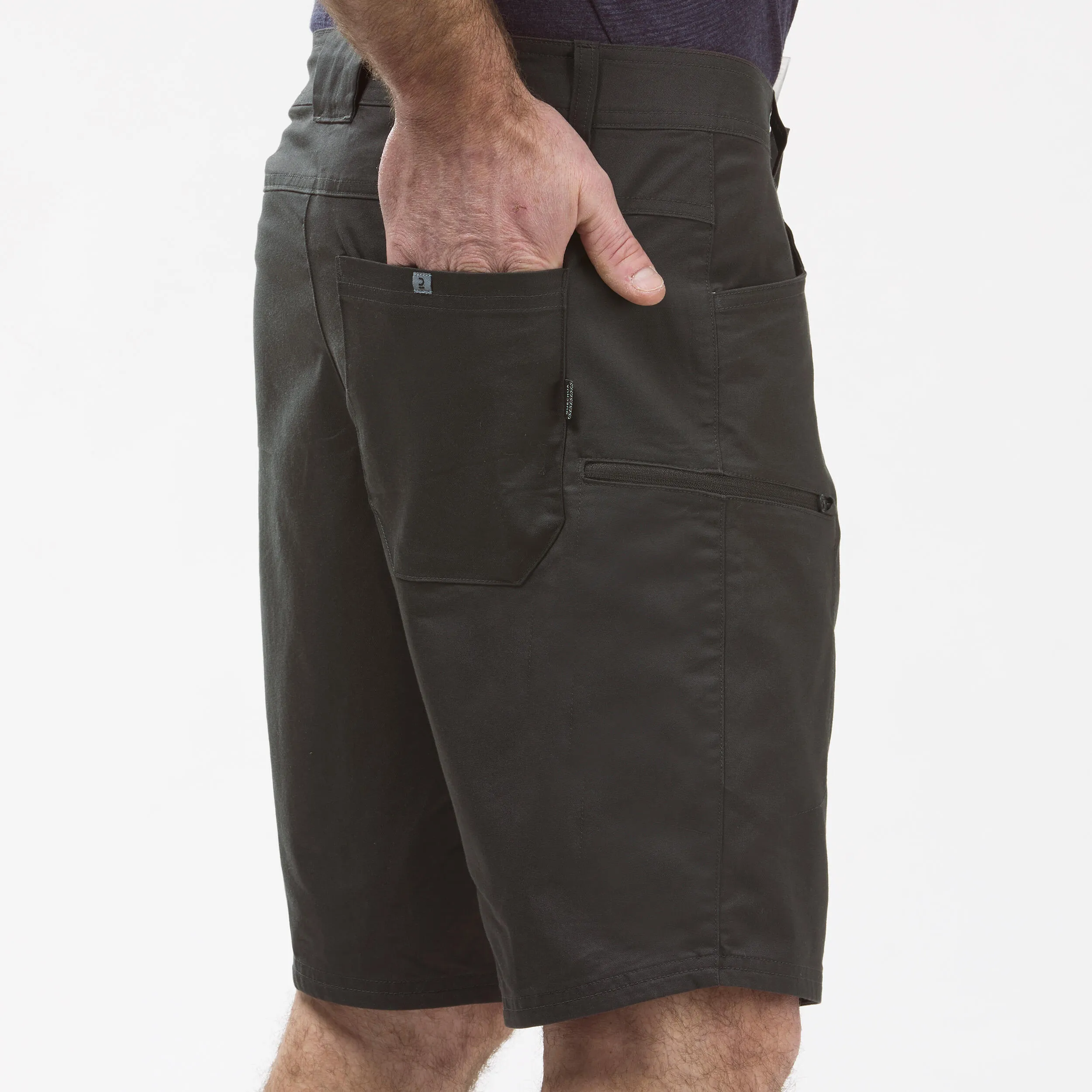 Men's hiking shorts Quechua NH500, dark gray