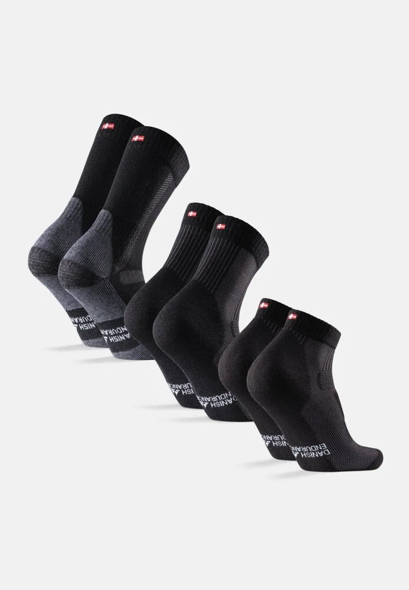 MERINO WOOL HIKING SOCKS SET