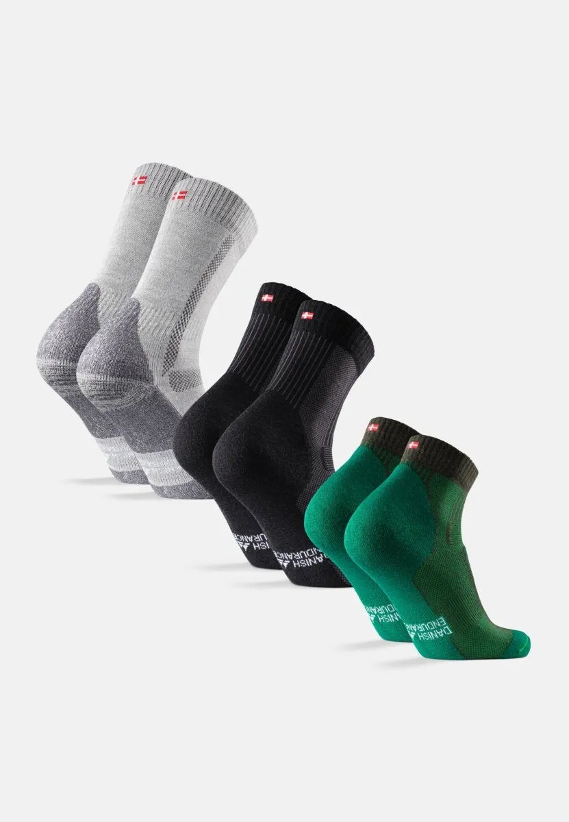 MERINO WOOL HIKING SOCKS SET