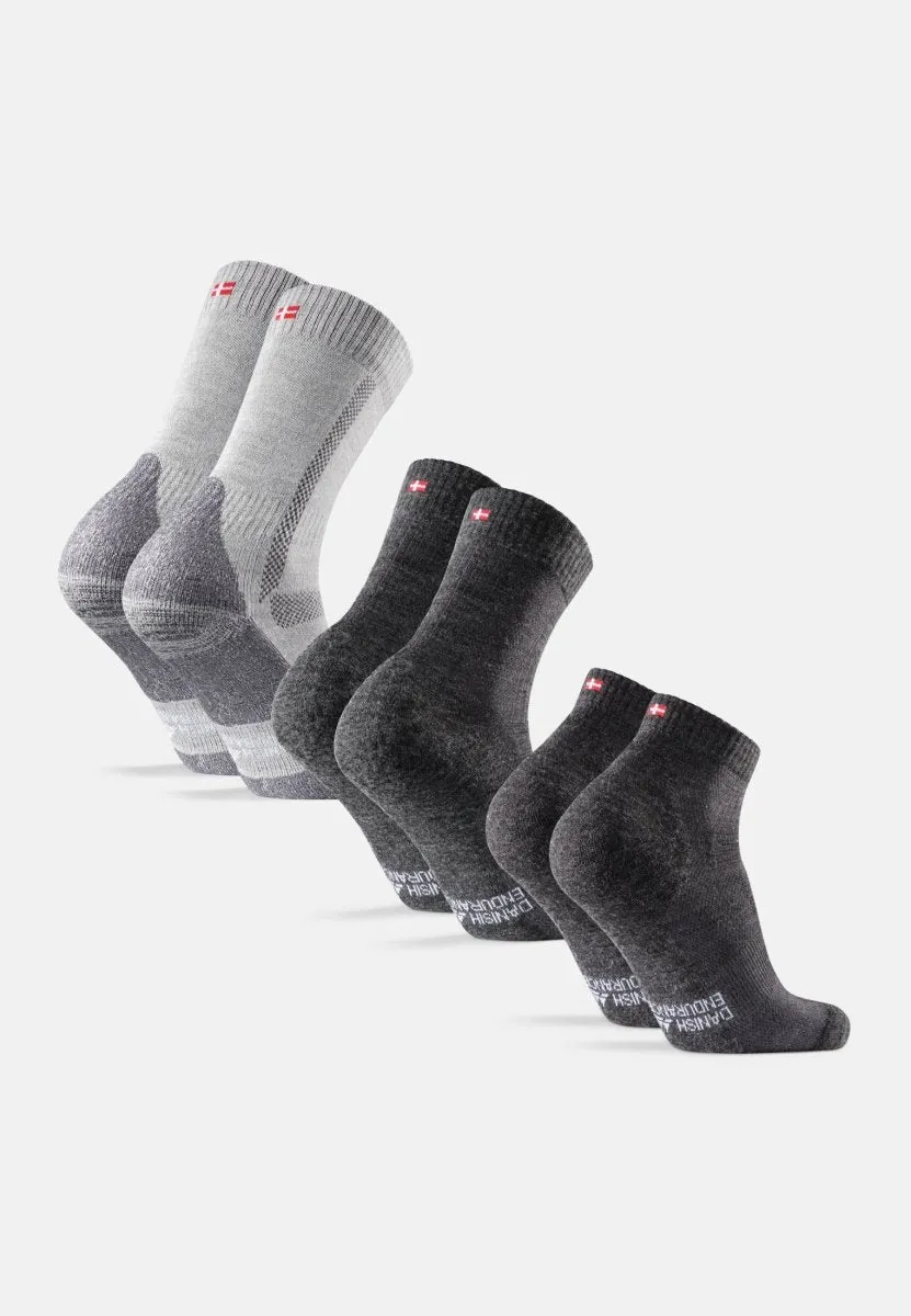 MERINO WOOL HIKING SOCKS SET