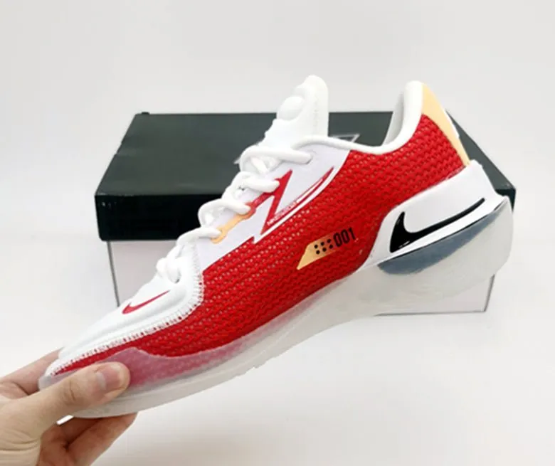 NIKE AIR ZOOM G.T. CUT x UNIVERSITY RED WHITE YELLOW