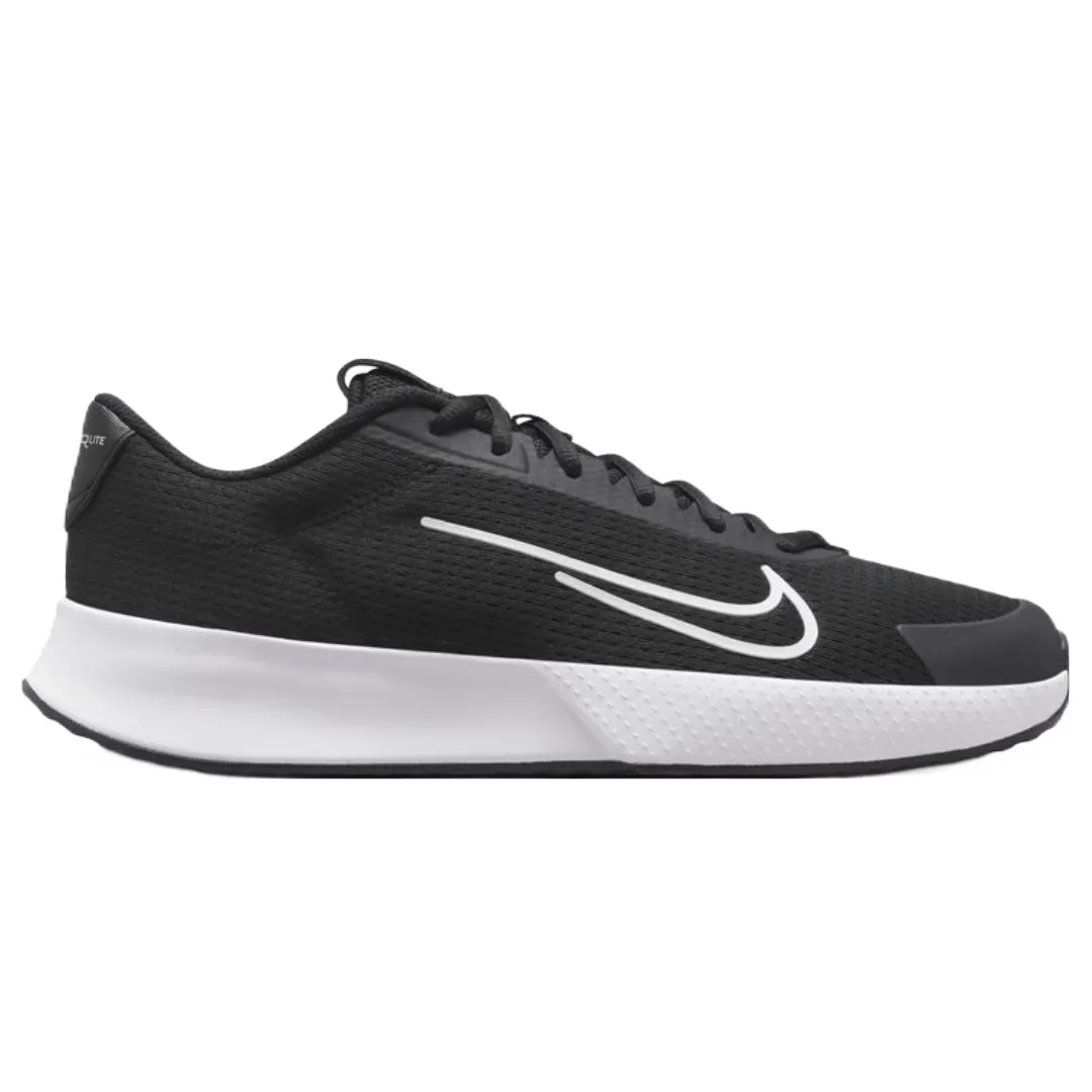 Nike Court Vapor Lite 2 Men's Hard Court Tennis Shoes - Black/White