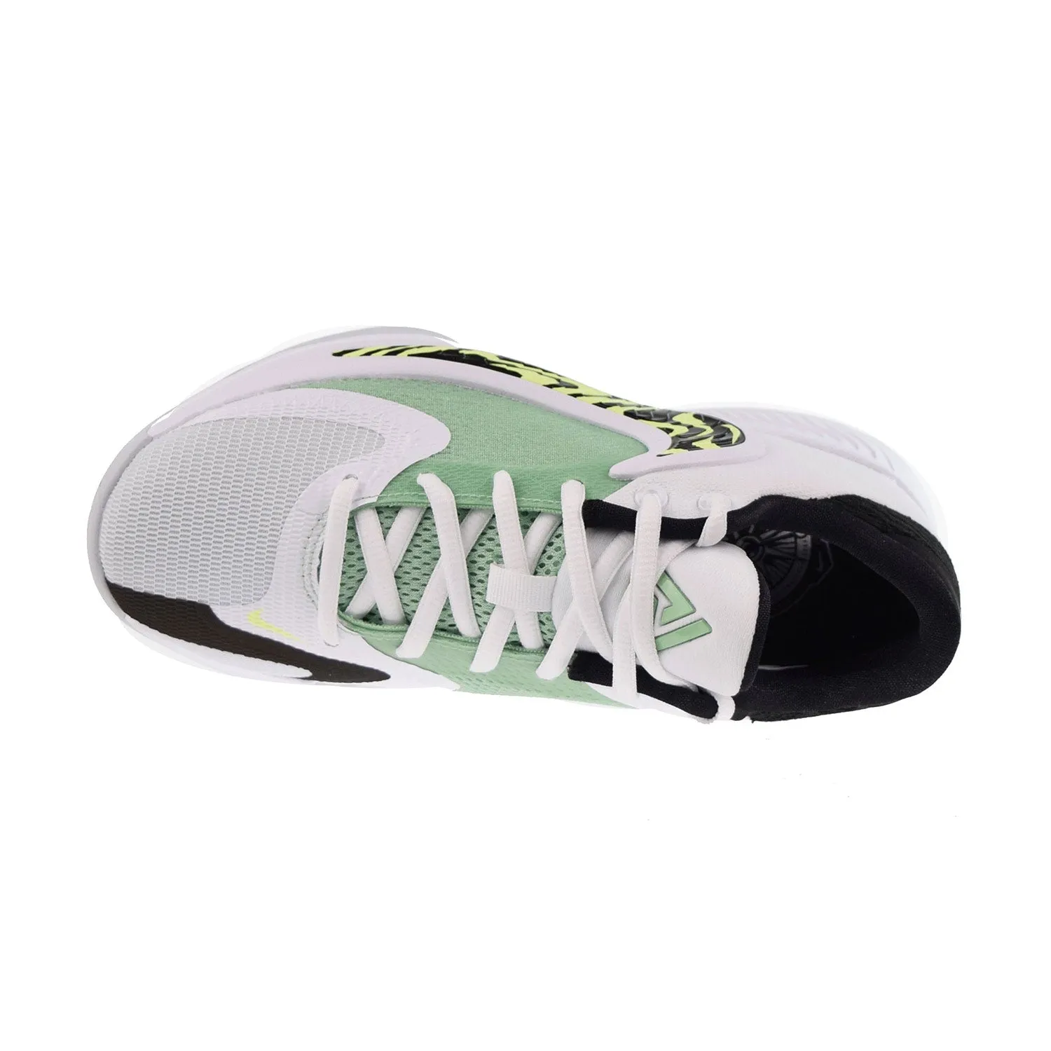 Nike Zoom Freak 4 (GS) Big Kids' Shoes White-Black-Barely Volt