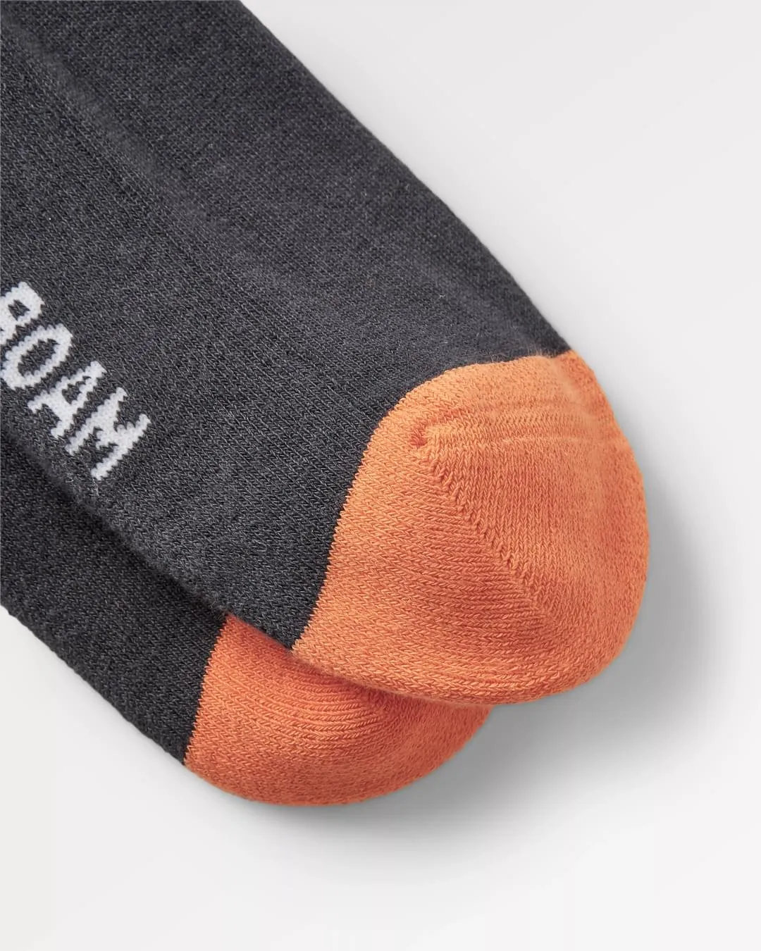 Organic Midweight Crew Socks - Charcoal