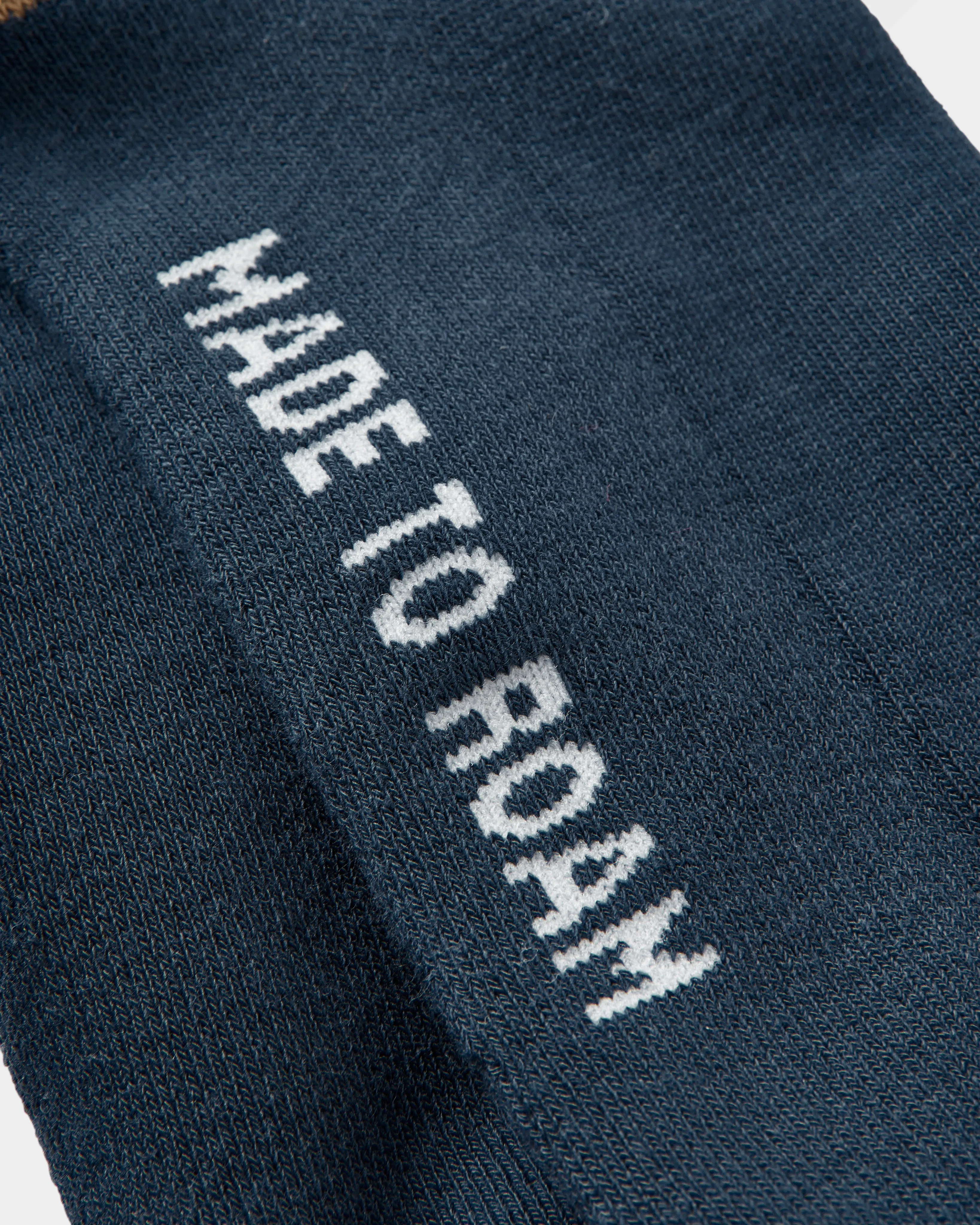 Organic Midweight Crew Socks - Navy