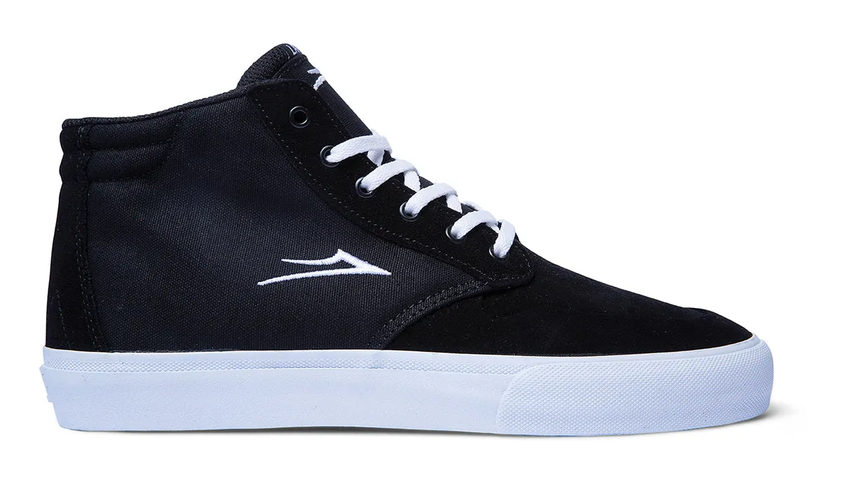 Riley 3 High - Black Suede