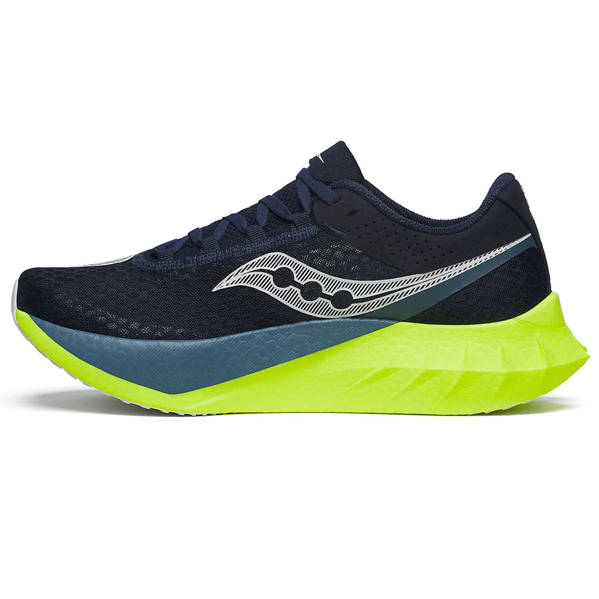 Saucony Endorphin Pro 4 Running Shoes - Mens - Navy/Citron