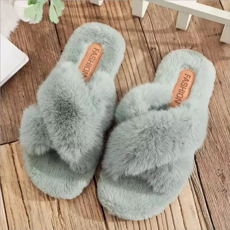 Snuggles Furry Slipons