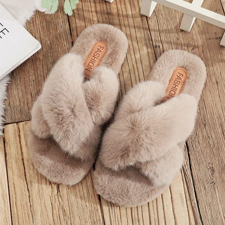 Snuggles Furry Slipons