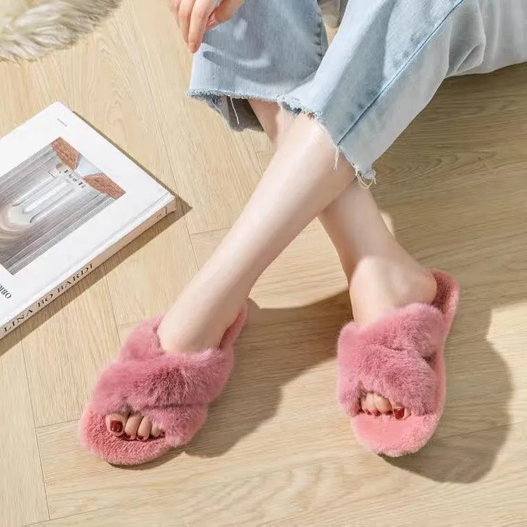 Snuggles Furry Slipons