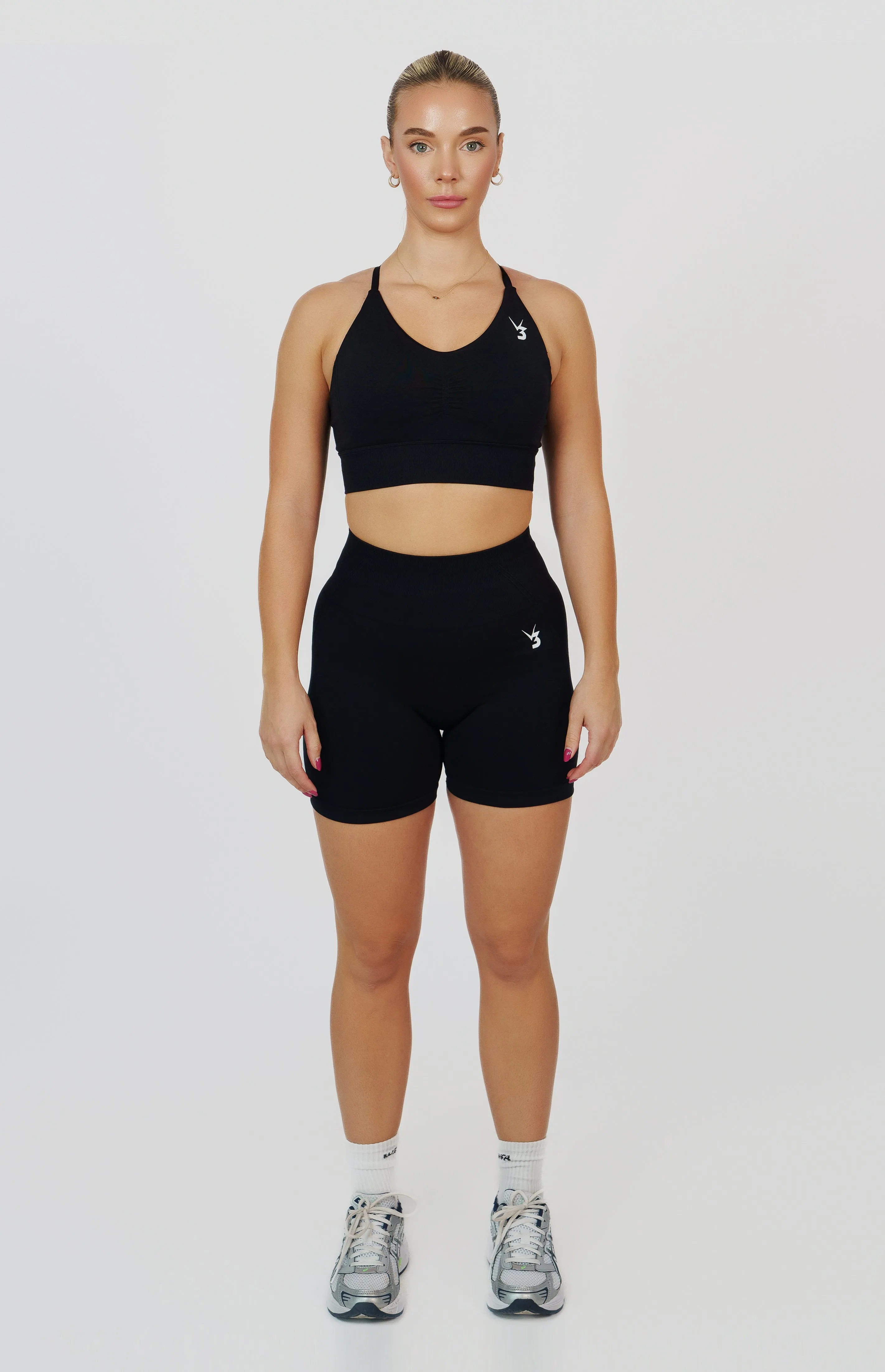 Tempo Seamless Multi-Way Sports Bra - Black