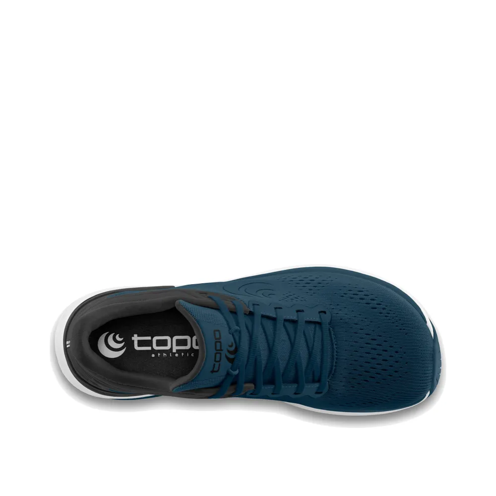 Topo Men's Ultrafly 4 Running Sneaker in Navy/Black