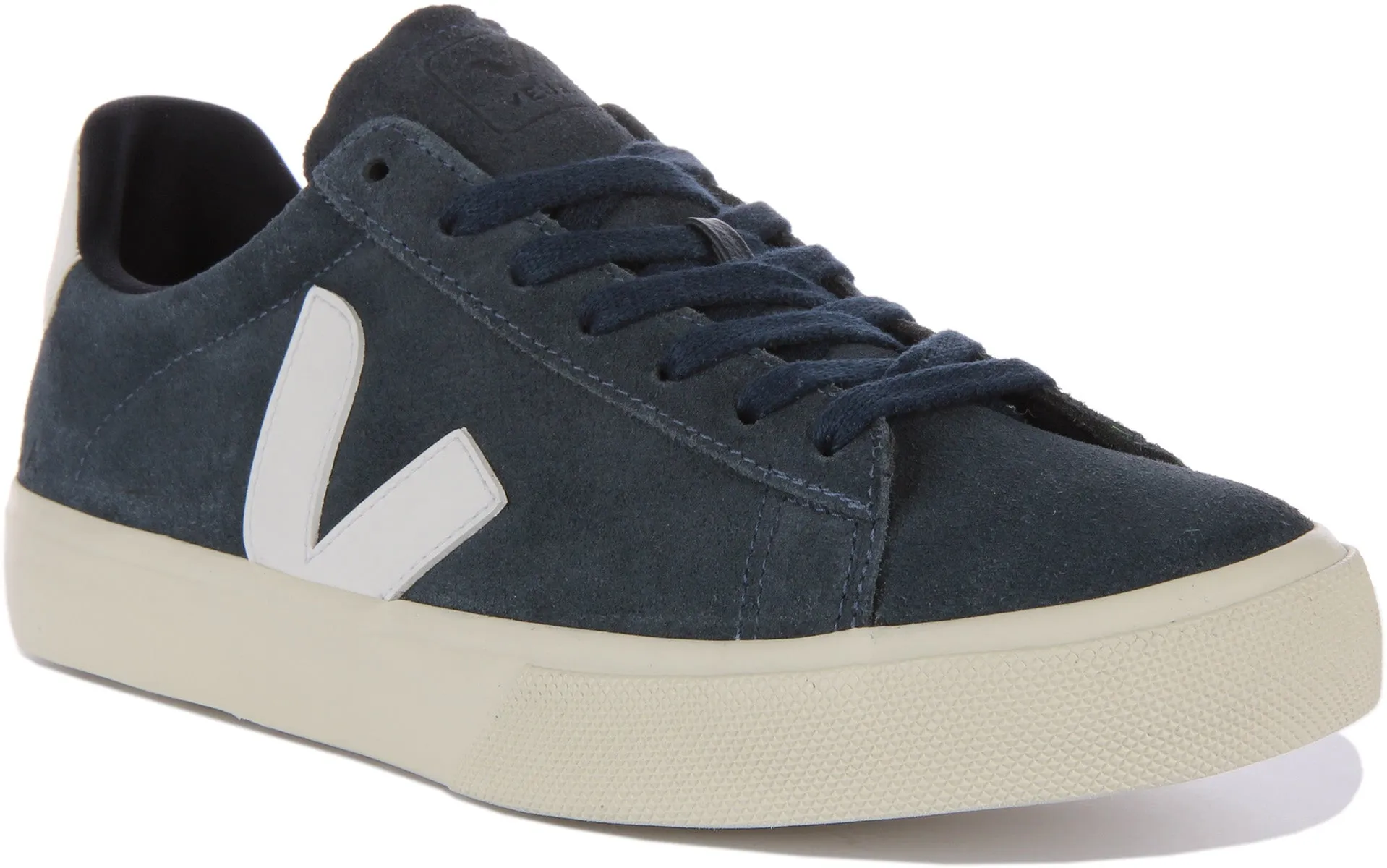 Veja Campo Suede In Navy White For Women