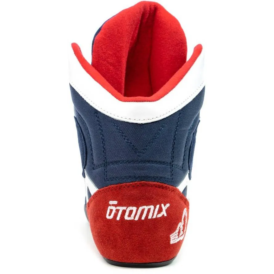 Weightlifting Gym Shoe Red White Blue Stingray