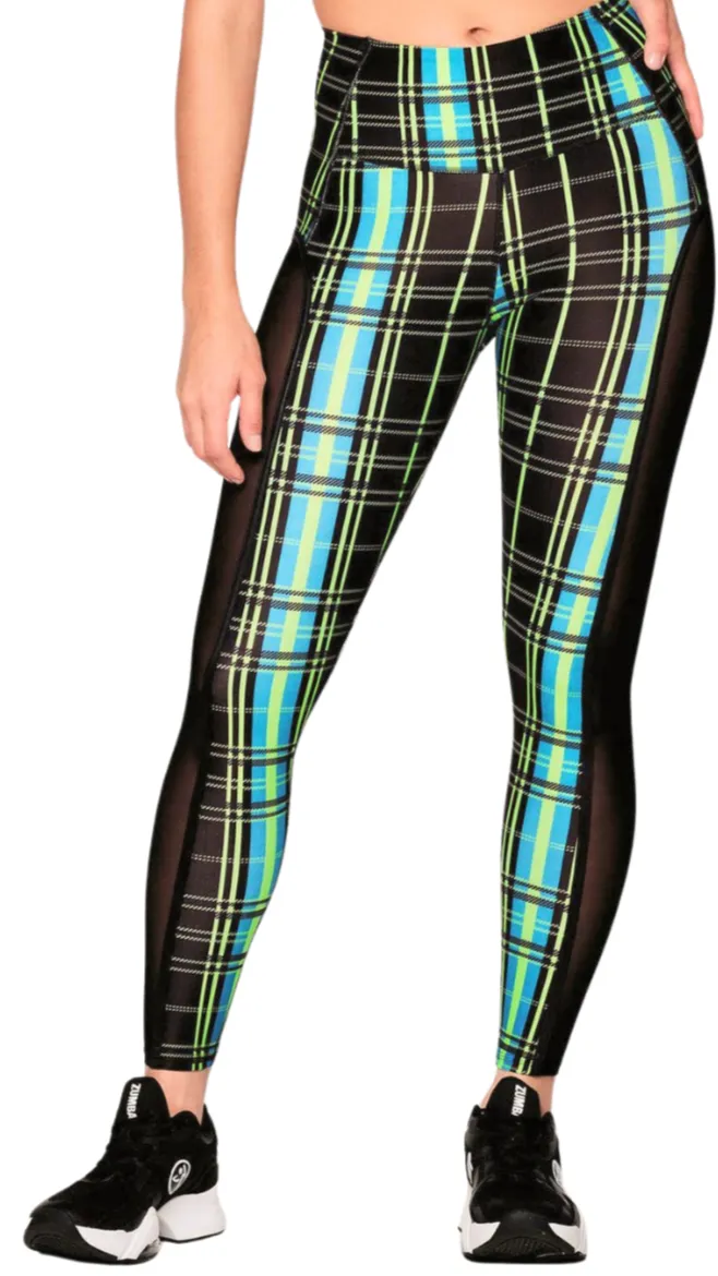 Zumba Rock Out High Waisted Ankle Leggings